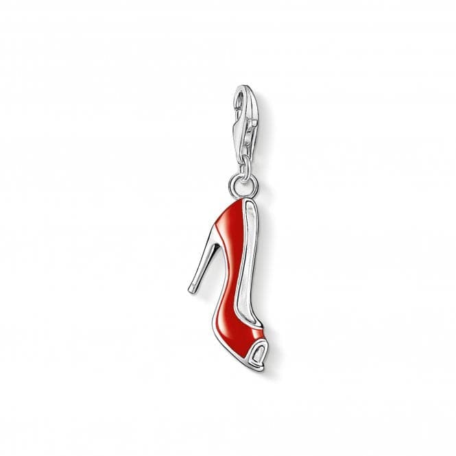 Sterling Silver Enamel Red Pump Charm 0301 - 007 - 10Thomas Sabo Charm Club0301 - 007 - 10