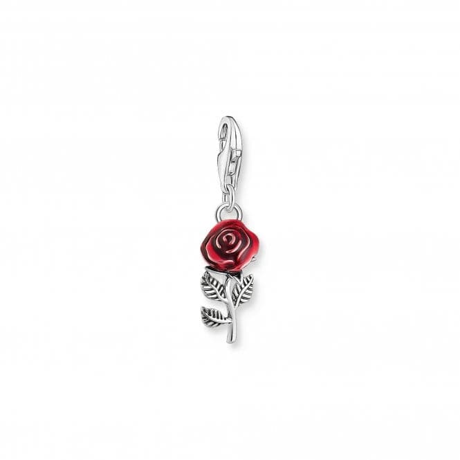 Sterling Silver Enamel Red Rose Charm 2076 - 664 - 10Thomas Sabo Charm Club Charmista2076 - 664 - 10