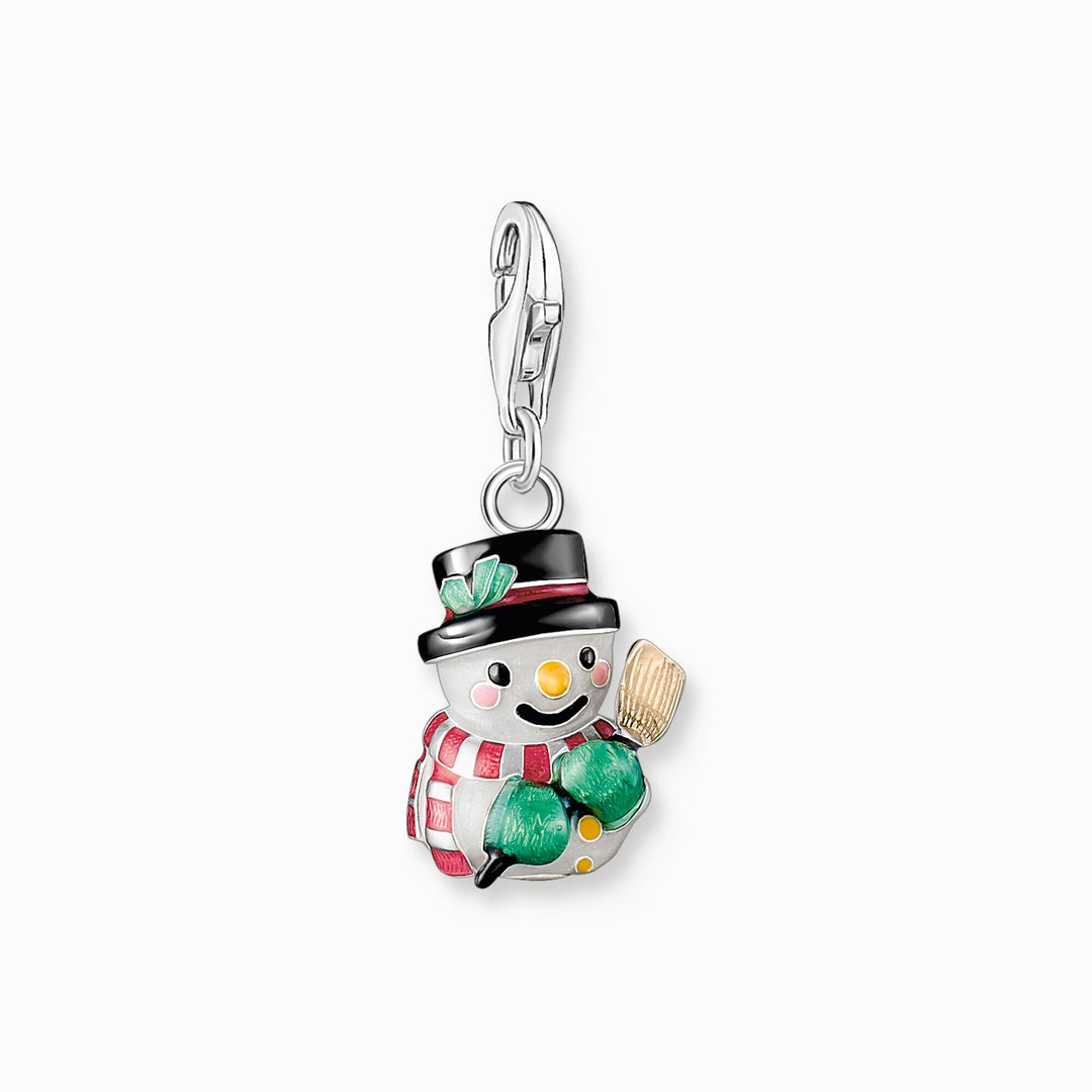 Sterling Silver Enamel Snowman Charm 2195 - 007 - 7Thomas Sabo Charm Club Charmista2195 - 007 - 7