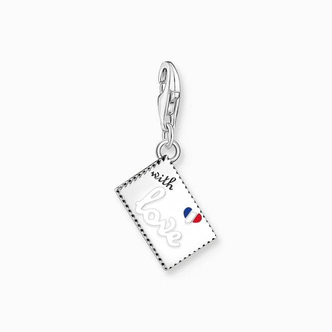 Sterling Silver Enamel Zirconia Eiffel Tower Stamp Charm 2082 - 691 - 7Thomas Sabo Charm Club Charmista2082 - 691 - 7