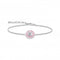 Sterling Silver Enamel Zirconia Pinkish Bracelet A2143 - 691 - 9Thomas Sabo Sterling SilverA2143 - 691 - 9
