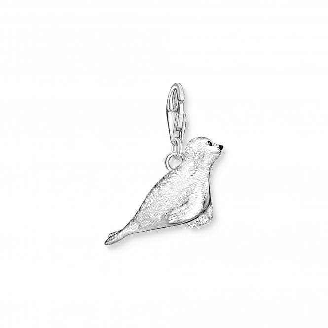 Sterling Silver Enamel Zirconia White Sea Seals Charm 1912 - 041 - 14Thomas Sabo Charm Club1912 - 041 - 14