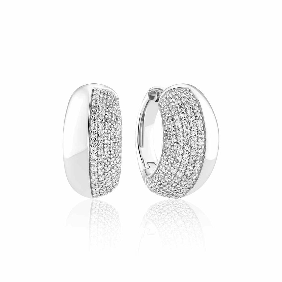 Sterling Silver Fasano Piccolo Earrings SJ - E2487 - CZSif JakobsSJ - E2487 - CZ