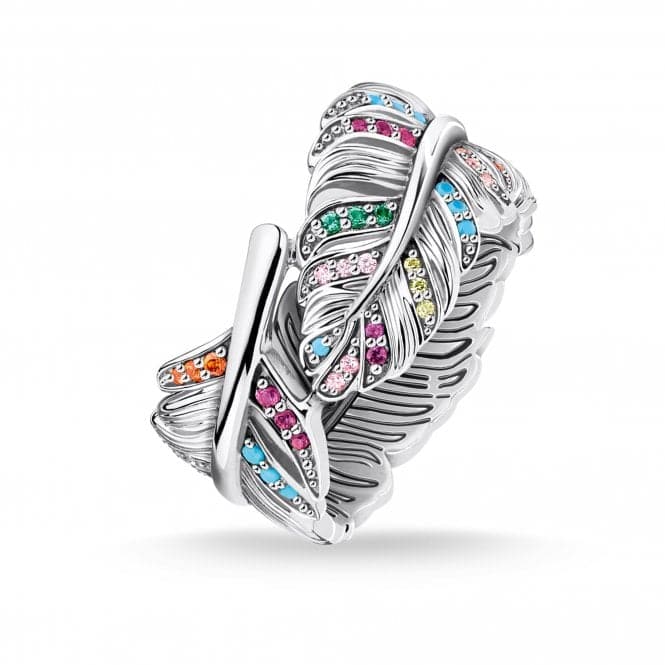 Sterling Silver Feather Ring TR2284 - 342 - 7Thomas Sabo Sterling SilverTR2284 - 342 - 7 - 48