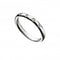 Sterling Silver Flush Set Zirconia Band Ring R3733CBeginningsR3733C 50