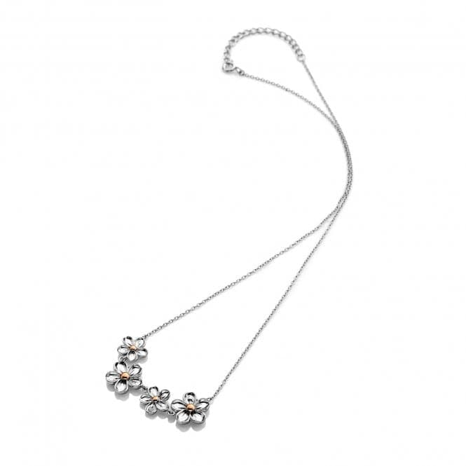Sterling Silver Forget Me Not Necklace DN140Hot DiamondsDN140