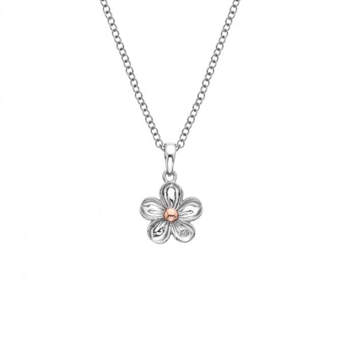 Sterling Silver Forget Me Not Pendant DP749Hot DiamondsDP749