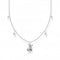 Sterling Silver Fox With White Stone Necklace KE2174 - 644 - 7 - L45VThomas Sabo Charm Club CharmingKE2174 - 644 - 7