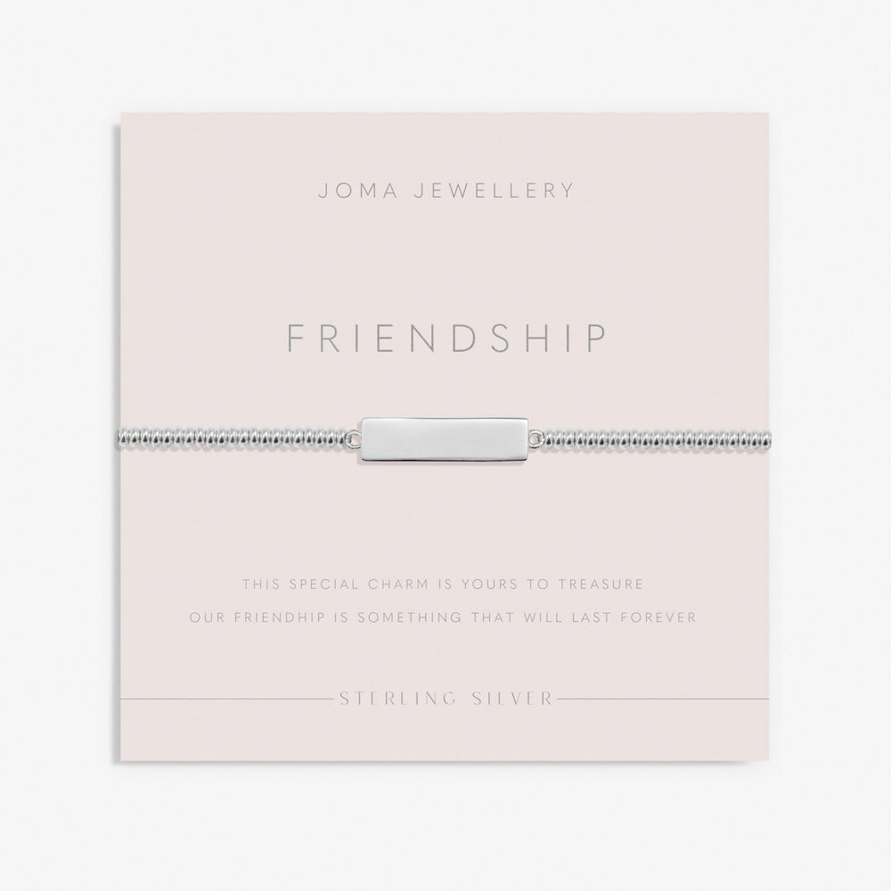 Sterling Silver Friendship Bar Bracelet JJS0065Joma JewelleryJJS0065