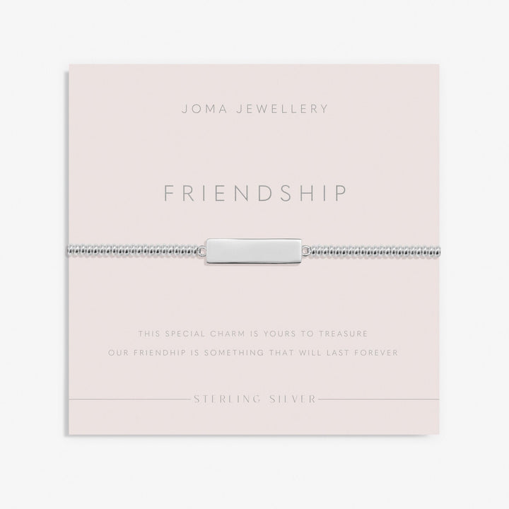 Sterling Silver Friendship Bar Bracelet JJS0065Joma JewelleryJJS0065