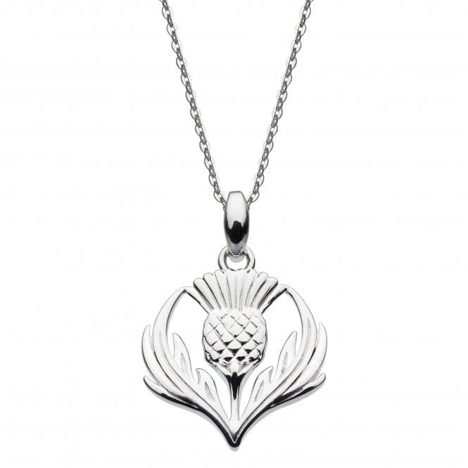 Sterling Silver Giorsail Thistle Pendant 9314HPDew9314HP024