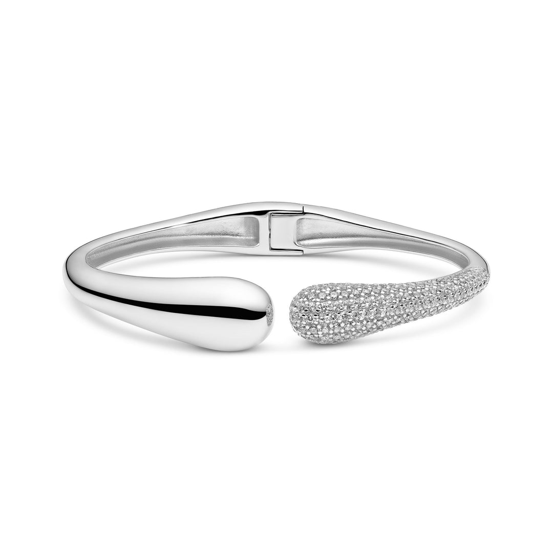 Sterling Silver Goccia Bangle SJ - BG2581 - CZSif JakobsSJ - BG2581 - CZ