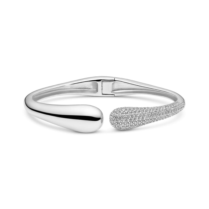 Sterling Silver Goccia Bangle SJ - BG2581 - CZSif JakobsSJ - BG2581 - CZ