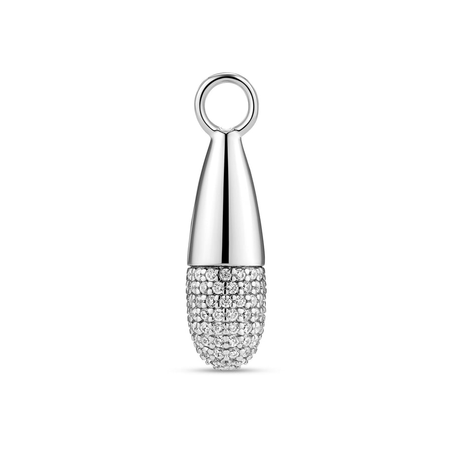 Sterling Silver Goccia Charm SJ - CH2488 - CZSif JakobsSJ - CH2488 - CZ