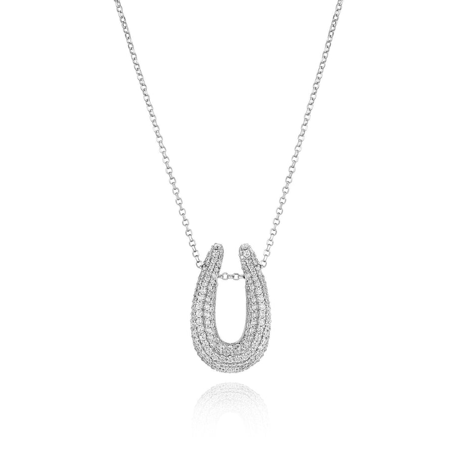 Sterling Silver Goccia Parvus Necklace SJ - N2486 - CZSif JakobsSJ - N2486 - CZ