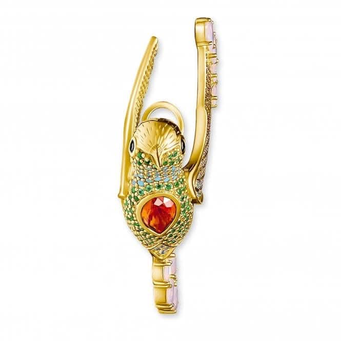Sterling Silver Gold Plated Colourful Hummingbird Pendant PE875 - 488 - 7Thomas Sabo Sterling SilverPE875 - 488 - 7