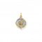Sterling Silver Gold Plated Colourful Stones Blue Enamel Pendant PE960 - 471 - 1Thomas Sabo Sterling SilverPE960 - 471 - 1