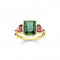 Sterling Silver Gold Plated Colourful Stones Ring TR2262 - 973 - 7Thomas Sabo Sterling SilverTR2262 - 973 - 7 - 62