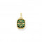 Sterling Silver Gold Plated Compass Star Green Pendant PE911 - 140 - 6Thomas Sabo Sterling SilverPE911 - 140 - 6