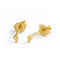Sterling Silver Gold Plated Cross Stud EarringsEllie Rose LondonERLE066