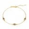 Sterling Silver Gold Plated Evil Eye Bracelet ERLB052Ellie Rose LondonERLB052