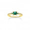 Sterling Silver Gold Plated Green And White Stones Ring TR2402 - 971 - 6Thomas Sabo Charm ClubTR2402 - 971 - 6 - 48