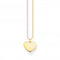 Sterling Silver Gold Plated Heart Necklace KE2128 - 413 - 39 - L45VThomas Sabo Sterling SilverKE2128 - 413 - 39 - L45V