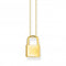 Sterling Silver Gold Plated Key Necklace KE2130 - 413 - 39 - L45VThomas Sabo Sterling SilverKE2130 - 413 - 39 - L45V