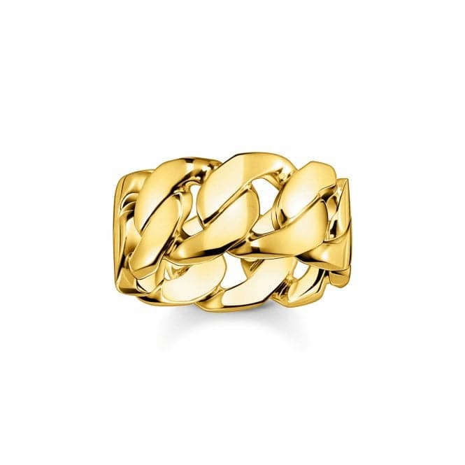 Sterling Silver Gold Plated Links Ring TR2328 - 413 - 39Thomas Sabo Sterling SilverTR2328 - 413 - 39 - 48