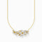 Sterling Silver Gold Plated Lovely Daisy Necklace KE2085 - 414 - 4Thomas Sabo Sterling SilverKE2085 - 414 - 4 - L45v