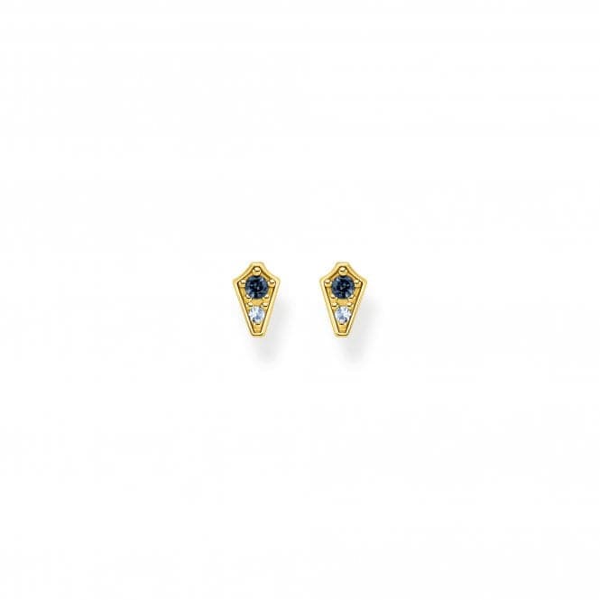 Sterling Silver Gold Plated Magic Stars Blue Ear Studs H2210 - 960 - 1Thomas Sabo Sterling SilverH2210 - 960 - 1