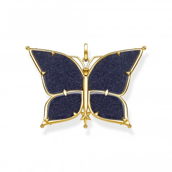 Sterling Silver Gold Plated Magic Stars Butterfly Pendant PE925 - 963 - 7Thomas Sabo Sterling SilverPE925 - 963 - 7