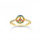 Sterling Silver Gold Plated Multicoloured Peace Ring TR2373 - 488 - 7Thomas Sabo Charm Club CharmingTR2373 - 488 - 7 - 48