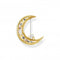 Sterling Silver Gold Plated Multicoloured Stones Crescent Moon Brooch X0283 - 959 - 7Thomas Sabo Sterling SilverX0283 - 959 - 7
