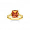 Sterling Silver Gold Plated Orange Stone Ring TR2297 - 971 - 8Thomas Sabo Sterling SilverTR2297 - 971 - 8 - 48
