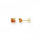 Sterling Silver Gold Plated Orange Stone Star Stud Earrings H2116 - 472 - 8Thomas Sabo Sterling SilverH2116 - 472 - 8