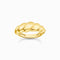 Sterling Silver Gold Plated Organic Shaped Ring TR2494 - 413 - 39Thomas Sabo Charm Club CharmingTR2494 - 413 - 39 - 50