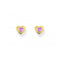 Sterling Silver Gold Plated Pink Heart Stud Earrings H2271 - 414 - 9Thomas Sabo Sterling SilverH2271 - 414 - 9