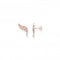 Sterling Silver Gold Plated Pink Stones Phoenix Wing Earrings H2247 - 323 - 9Thomas Sabo Sterling SilverH2247 - 323 - 9