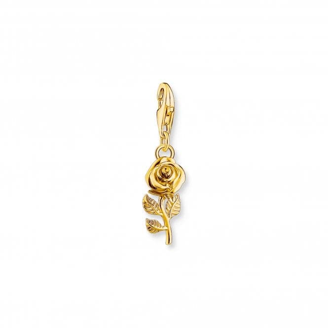 Sterling Silver Gold Plated Rose Charm 2077 - 413 - 39Thomas Sabo Charm Club Charmista2077 - 413 - 39