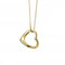 Sterling Silver Gold Plated Slip On Heart Pendant P4869BeginningsP4869
