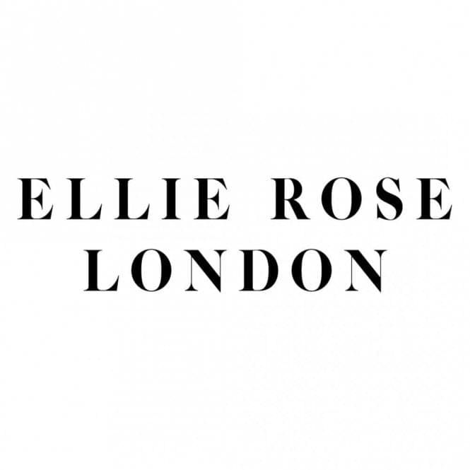 Sterling Silver Gold Plated Sparkling Zirconia Lucky 4 Leaf Necklace ERLN026Ellie Rose LondonERLN026