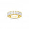 Sterling Silver Gold Plated White Pavé Stones Ring TR2366 - 414 - 14Thomas Sabo Sterling SilverTR2366 - 414 - 14 - 48