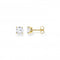 Sterling Silver Gold Plated White Stone Earrings H2174 - 414 - 14Thomas Sabo Sterling SilverH2174 - 414 - 14