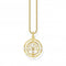 Sterling Silver Gold Plated White Tree Of Love Necklace KE2148 - 414 - 14 - L45VThomas Sabo Sterling SilverKE2148 - 414 - 14