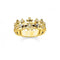 Sterling Silver Gold Plated Zirconia Crown Ring TR2302 - 414 - 14Thomas Sabo Sterling SilverTR2302 - 414 - 14 - 48