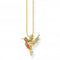 Sterling Silver Gold Plated Zirconia Hummingbird Necklace KE1969 - 471 - 7 - L42VThomas Sabo Sterling SilverKE1969 - 471 - 7 - L42V