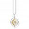 Sterling Silver Gold Plated Zirconia Moon & Star Necklace KE1966 - 414 - 7 - L42VThomas Sabo Sterling SilverKE1966 - 414 - 7 - L42V
