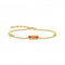 Sterling Silver Gold Zirconia Orange Moon & Star Bracelet A1958 - 971 - 8 - L19VThomas Sabo Sterling SilverA1958 - 971 - 8