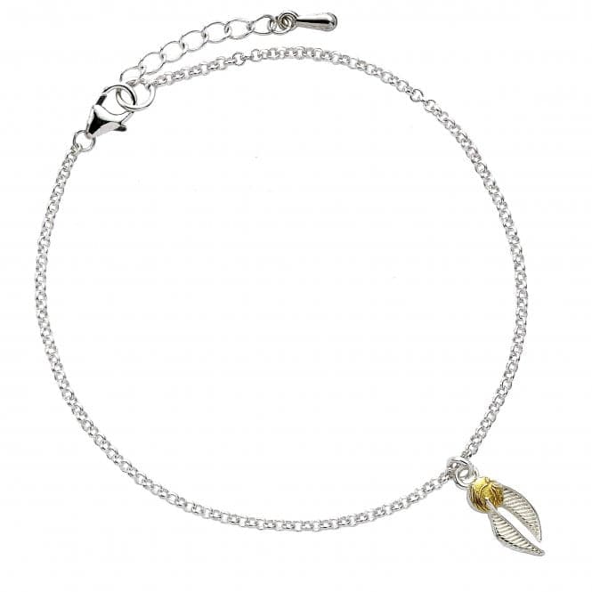 Sterling Silver Golden Snitch BraceletHarry PotterSCB004